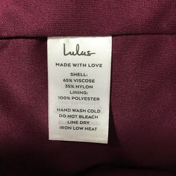 LULU'S  L Buy You Flowers Plum Floral Print Velvet Strapless Midi Dress NEW B24 - Picture 9 of 11